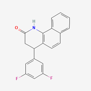 4-(3,5-difluorophenyl)-3,4-dihydrobenzo[h]quinolin-2(1H)-one