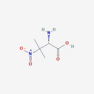 molecular formula C5H10N2O4 B1143128 缬氨酸，3-硝基- CAS No. 170454-20-3