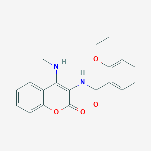 2-ethoxy-N-[4-(methylamino)-2-oxo-2H-chromen-3-yl]benzamide