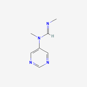 B1143136 N,N'-Dimethyl-N-5-pyrimidinylimidoformamide CAS No. 193014-40-3