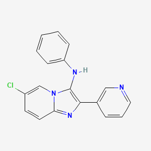 6-chloro-N-phenyl-2-(pyridin-3-yl)imidazo[1,2-a]pyridin-3-amine