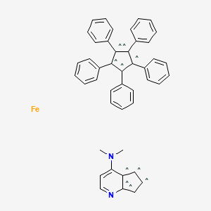 molecular formula C45H36FeN2 B1143154 (R)-(+)-4-Dimethylaminopyrindinyl(pentaphenylcyclopentadienyl)iron CAS No. 187682-64-0