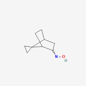 molecular formula C9H13NO B1143155 N-spiro[bicyclo[2.2.1]heptane-7,1'-cyclopropane]-2-ylidenehydroxylamine CAS No. 162795-17-7
