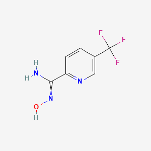 molecular formula C7H6F3N3O B1143169 N-Hydroxy-5-(trifluoromethyl)picolinimidamide CAS No. 175277-44-8