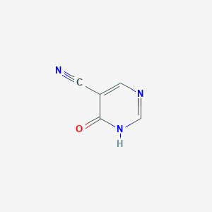 molecular formula C5H3N3O B114317 4-Hydroxypyrimidine-5-carbonitrile CAS No. 4774-34-9