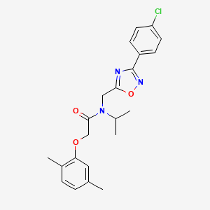 N-{[3-(4-chlorophenyl)-1,2,4-oxadiazol-5-yl]methyl}-2-(2,5-dimethylphenoxy)-N-(propan-2-yl)acetamide