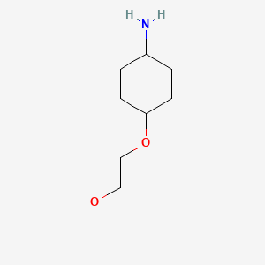 molecular formula C9H19NO2 B1143173 trans-4-(2-Methoxyethoxy)cyclohexanamine CAS No. 175867-00-2