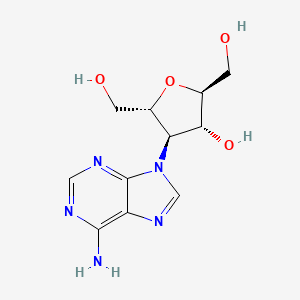 molecular formula C11H15N5O4 B1143175 3-(6-Amino-9H-purin-9-YL)-2,5-anhydro-3-deoxy-L-mannitol CAS No. 171877-91-1
