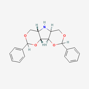 molecular formula C20H21NO4 B1143180 1,3:4,6-二-O-亚苄基-2,5-二脱氧-2,5-亚氨基-L-艾利糖醇（非对映异构体混合物） CAS No. 187343-15-3