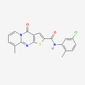 N-(5-chloro-2-methylphenyl)-9-methyl-4-oxo-4H-pyrido[1,2-a]thieno[2,3-d]pyrimidine-2-carboxamide