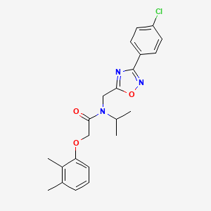 N-{[3-(4-chlorophenyl)-1,2,4-oxadiazol-5-yl]methyl}-2-(2,3-dimethylphenoxy)-N-(propan-2-yl)acetamide