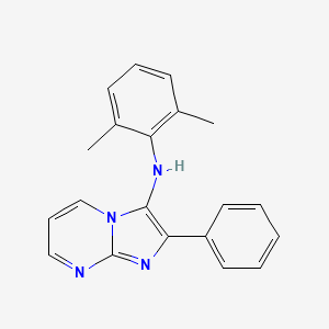 N-(2,6-dimethylphenyl)-2-phenylimidazo[1,2-a]pyrimidin-3-amine