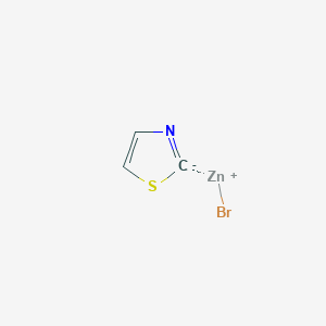molecular formula C3H2BrNSZn B1143191 2-噻唑基溴化锌 CAS No. 173382-28-0