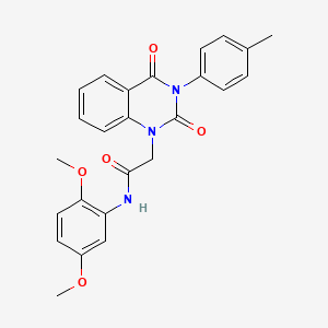 N-(2,5-dimethoxyphenyl)-2-(2,4-dioxo-3-(p-tolyl)-3,4-dihydroquinazolin-1(2H)-yl)acetamide