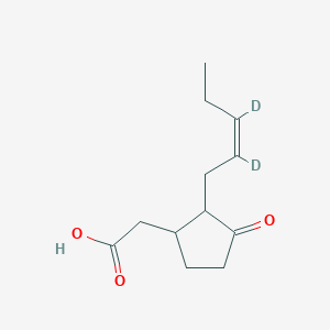 molecular formula C12H16D2O3 B1143195 (+/-)-茉莉酸-9,10-d2 CAS No. 183948-71-2
