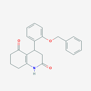 4-[2-(benzyloxy)phenyl]-4,6,7,8-tetrahydroquinoline-2,5(1H,3H)-dione