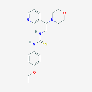 1-(4-Ethoxyphenyl)-3-(2-morpholino-2-(pyridin-3-yl)ethyl)thiourea