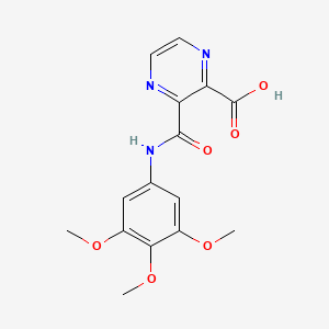 3-[(3,4,5-Trimethoxyphenyl)carbamoyl]pyrazine-2-carboxylic acid