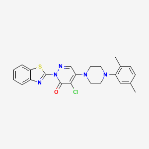 2-Benzothiazol-2-yl-4-chloro-5-[4-(2,5-dimethyl-phenyl)-piperazin-1-yl]-2H-pyridazin-3-one