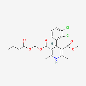 molecular formula C21H23Cl2NO6 B1143217 克利维地平 CAS No. 166432-28-6