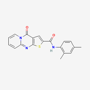 molecular formula C19H15N3O2S B11432207 N-(2,4-dimethylphenyl)-4-oxo-4H-pyrido[1,2-a]thieno[2,3-d]pyrimidine-2-carboxamide 