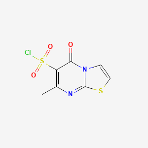 7-methyl-5-oxo-5H-[1,3]thiazolo[3,2-a]pyrimidine-6-sulfonyl chloride