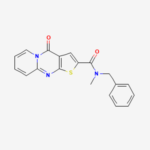 N-benzyl-N-methyl-4-oxo-4H-pyrido[1,2-a]thieno[2,3-d]pyrimidine-2-carboxamide