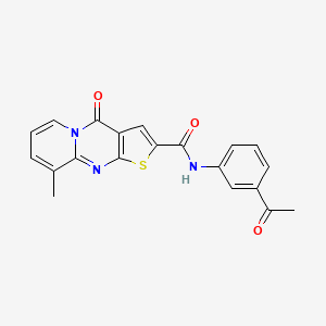 N-(3-acetylphenyl)-9-methyl-4-oxo-4H-pyrido[1,2-a]thieno[2,3-d]pyrimidine-2-carboxamide