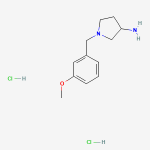 molecular formula C12H20Cl2N2O B1143258 1-(3-甲氧基苄基)吡咯烷-3-胺二盐酸盐 CAS No. 169452-16-8