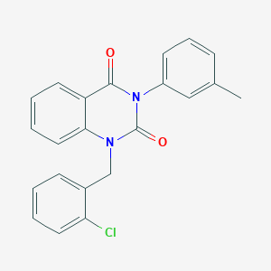 1-(2-chlorobenzyl)-3-(m-tolyl)quinazoline-2,4(1H,3H)-dione