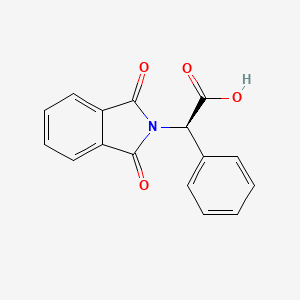 molecular formula C16H11NO4 B11432631 (R)-2-(1,3-Dioxoisoindolin-2-yl)-2-phenylacetic acid 