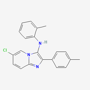 6-chloro-N-(2-methylphenyl)-2-(4-methylphenyl)imidazo[1,2-a]pyridin-3-amine