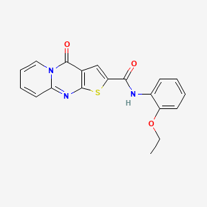 molecular formula C19H15N3O3S B11433214 N-(2-ethoxyphenyl)-4-oxo-4H-pyrido[1,2-a]thieno[2,3-d]pyrimidine-2-carboxamide 