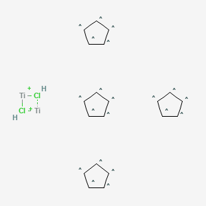 B1143344 Bis-(cyclopentadienyl)-chlorotitanium(III) dimer CAS No. 1271-18-7