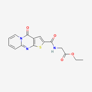 Ethyl 2-{[(4-oxo-4H-pyrido[1,2-A]thieno[2,3-D]pyrimidin-2-YL)carbonyl]amino}acetate