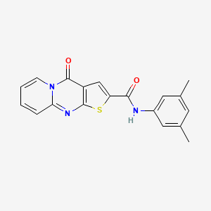 molecular formula C19H15N3O2S B11433690 N-(3,5-dimethylphenyl)-4-oxo-4H-pyrido[1,2-a]thieno[2,3-d]pyrimidine-2-carboxamide 