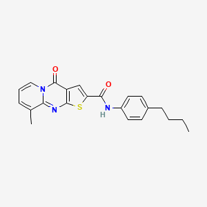 N-(4-butylphenyl)-9-methyl-4-oxo-4H-pyrido[1,2-a]thieno[2,3-d]pyrimidine-2-carboxamide