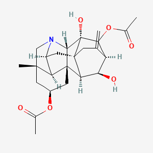 molecular formula C24H31NO6 B1143383 冠福碱 A CAS No. 1394-48-5