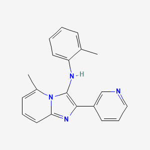 5-methyl-N-(2-methylphenyl)-2-(pyridin-3-yl)imidazo[1,2-a]pyridin-3-amine