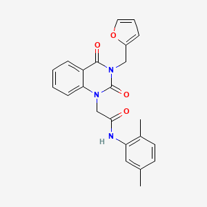 N-(2,5-dimethylphenyl)-2-[3-(furan-2-ylmethyl)-2,4-dioxo-3,4-dihydroquinazolin-1(2H)-yl]acetamide