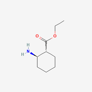 B1143394 ethyl (1R,2R)-2-aminocyclohexane-1-carboxylate CAS No. 1436-60-8