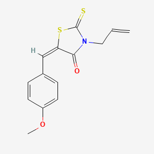 3-Allyl-5-(4-methoxybenzylidene)-2-thioxo-1,3-thiazolidin-4-one