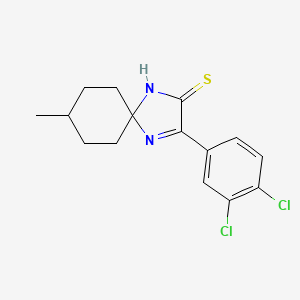 3-(3,4-Dichlorophenyl)-8-methyl-1,4-diazaspiro[4.5]dec-3-ene-2-thione