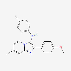 2-(4-methoxyphenyl)-7-methyl-N-(4-methylphenyl)imidazo[1,2-a]pyridin-3-amine