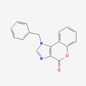 molecular formula C17H12N2O2 B11434080 1-benzylchromeno[3,4-d]imidazol-4-one CAS No. 87236-23-5