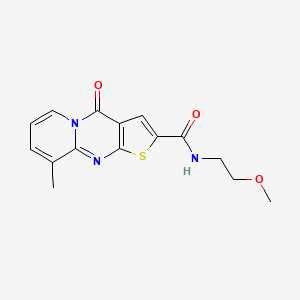 N-(2-methoxyethyl)-9-methyl-4-oxo-4H-pyrido[1,2-a]thieno[2,3-d]pyrimidine-2-carboxamide