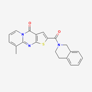 2-(3,4-dihydroisoquinolin-2(1H)-ylcarbonyl)-9-methyl-4H-pyrido[1,2-a]thieno[2,3-d]pyrimidin-4-one