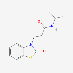 N-isopropyl-3-(2-oxobenzo[d]thiazol-3(2H)-yl)propanamide