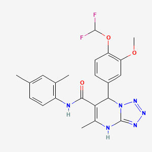 7-[4-(difluoromethoxy)-3-methoxyphenyl]-N-(2,4-dimethylphenyl)-5-methyl-4,7-dihydrotetrazolo[1,5-a]pyrimidine-6-carboxamide