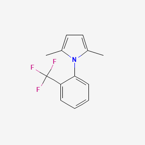 2,5-dimethyl-1-[2-(trifluoromethyl)phenyl]-1H-pyrrole